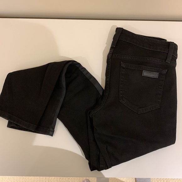 Joe’s Jeans Women’s Mali Black Tuxedo Stripe Skinny Jeans - Size 27 - Picture 4 of 9